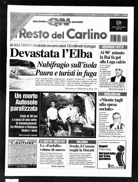 Il Resto del Carlino : giornale dell'Emilia